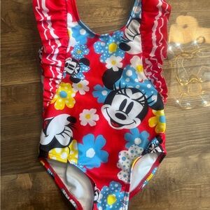 Disney Minnie Mouse baby Swimwear - Red and Blue 12m